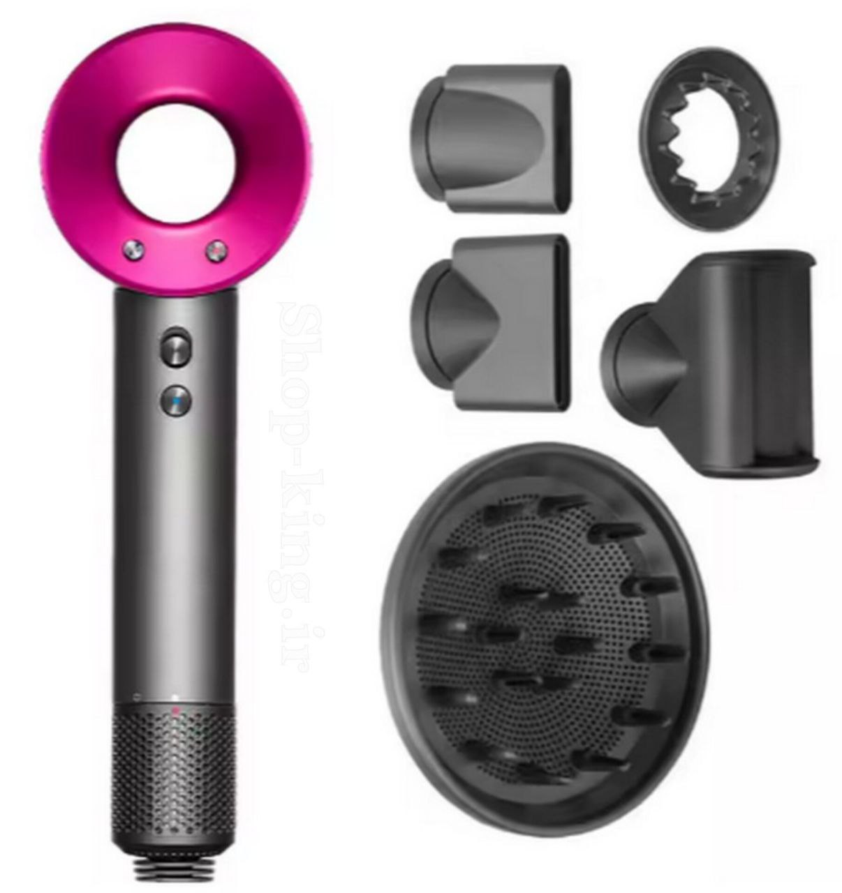 سشوار حرفه ای طرح دایسون 5 کاره مدل leafless hair drier