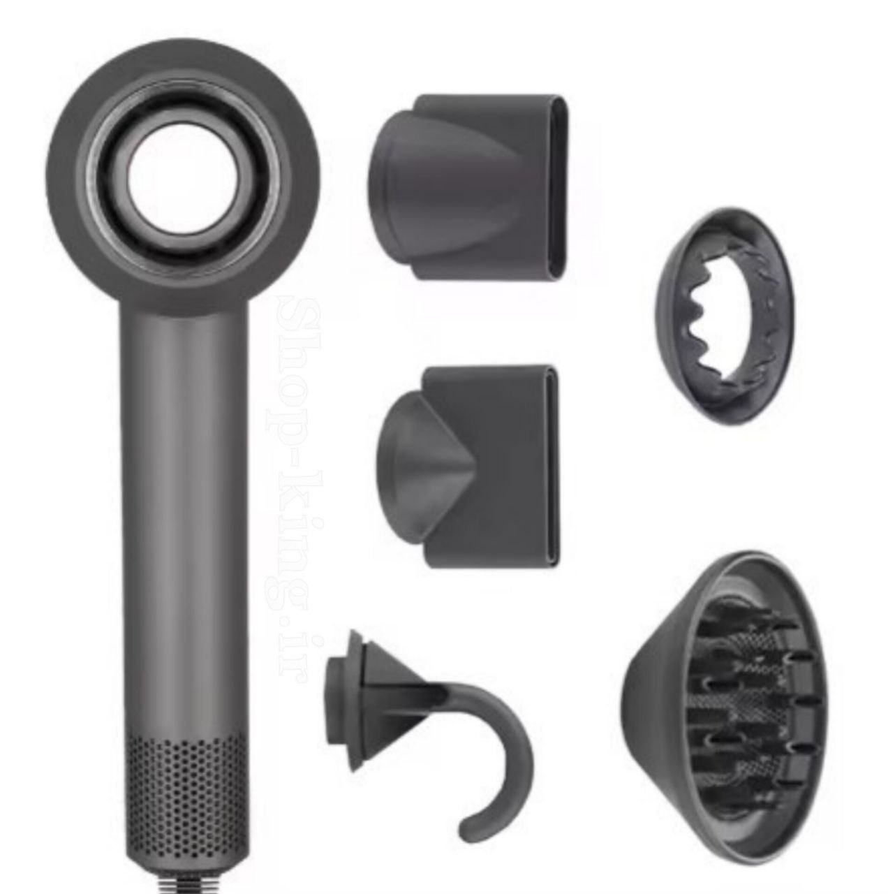 سشوار حرفه ای طرح دایسون 5 کاره مدل leafless hair drier
