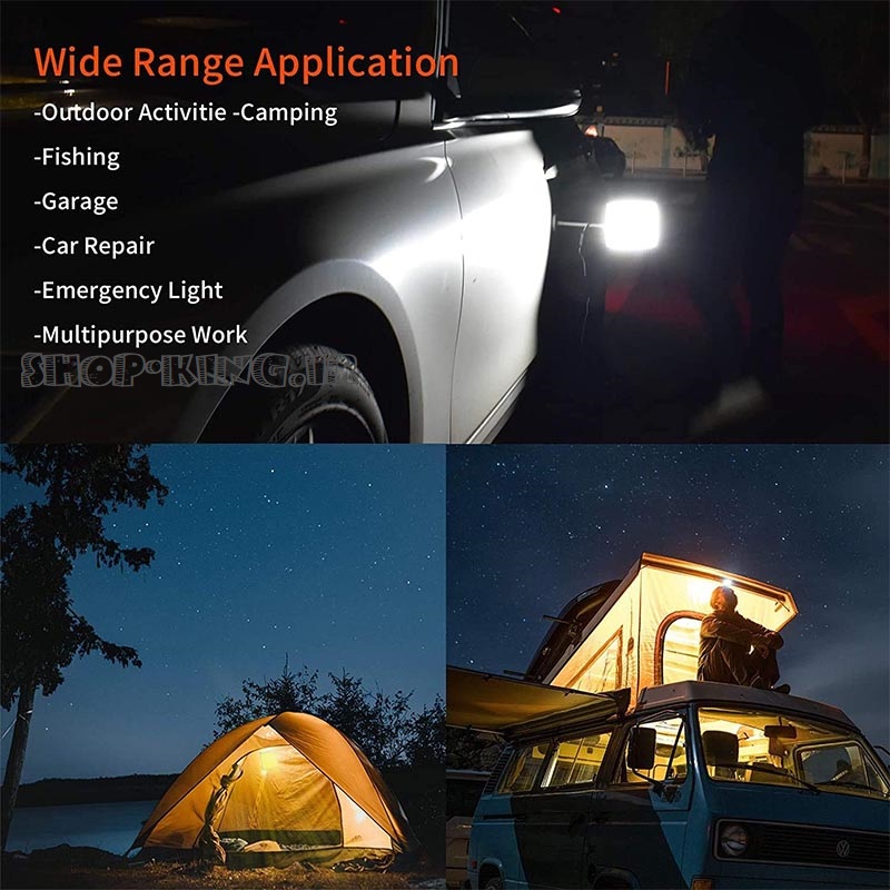 چراغ کمپینگ Light 360 پایه دار مدل TM-08 COB