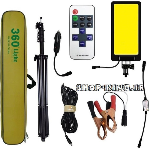 چراغ کمپینگ 360 لایت مدل FR-20 COB RF