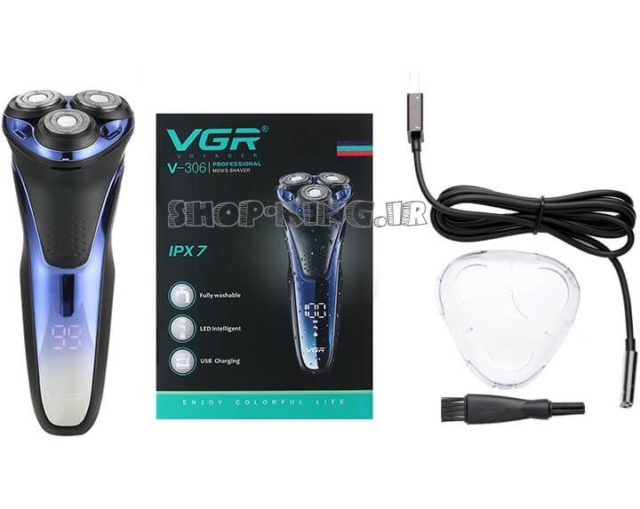 ماشین اصلاح موی صورت وی جی ار مدل V-306