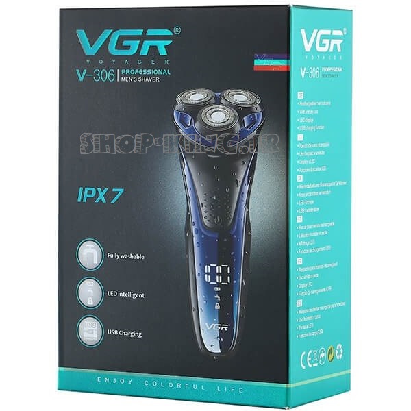 ماشین اصلاح موی صورت وی جی ار مدل V-306