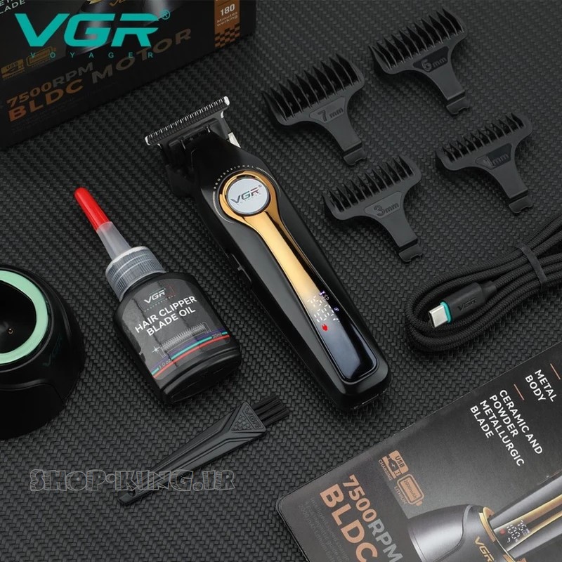 ماشین اصلاح موی سر و صورت وی جی ار مدل v-993