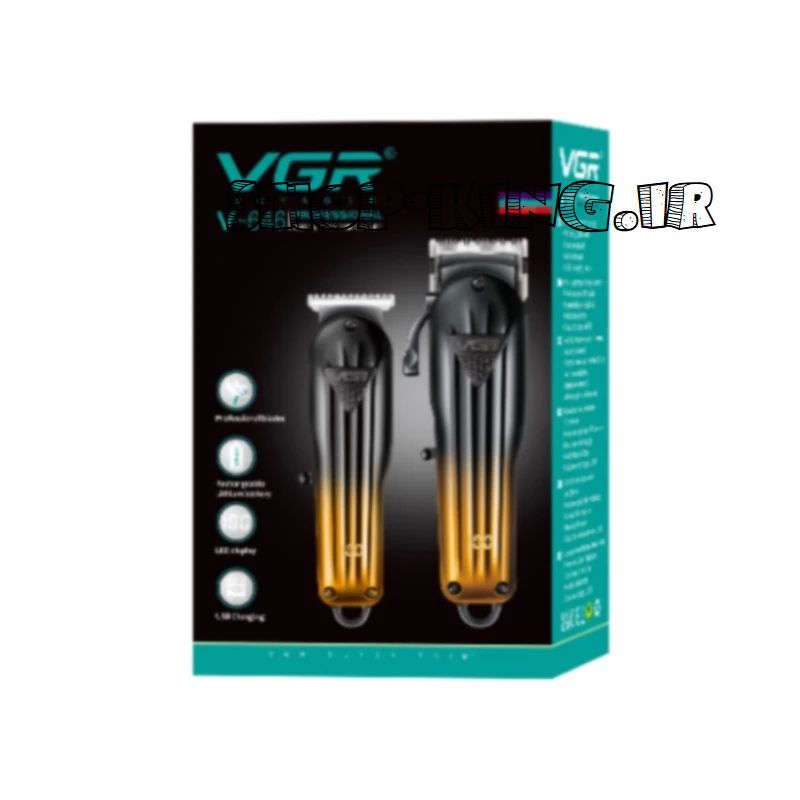 ماشین اصلاح موی سر و صورت وی جی ار مدل V-646