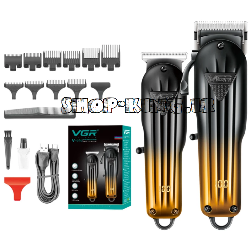 ماشین اصلاح موی سر و صورت وی جی ار مدل V-646