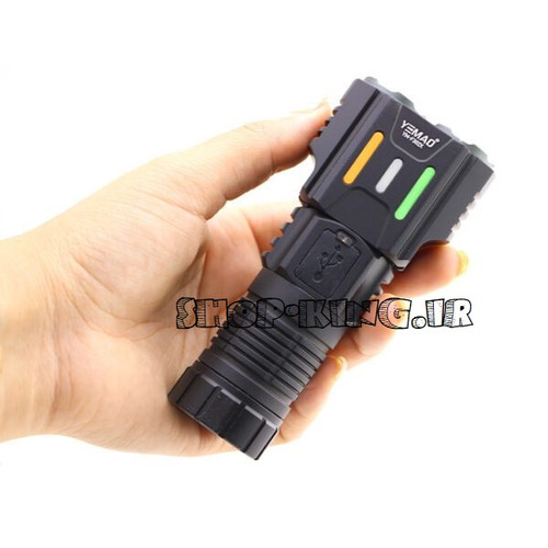 چراغ قوه 6 لامپ پرنور یامئو مدل YM-F302X