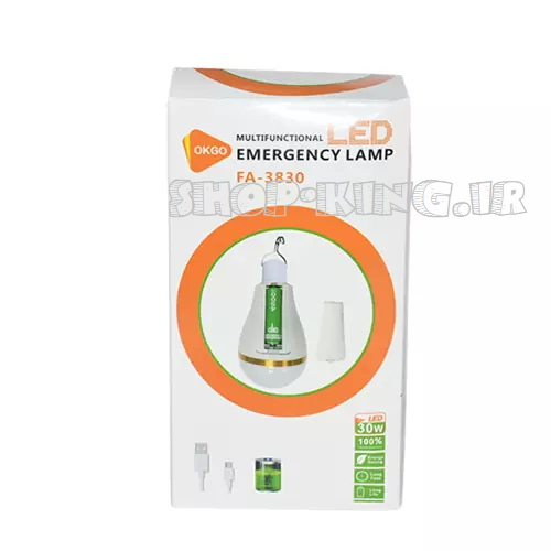 لامپ LED اضطراری شارژی 30 وات FA-3830