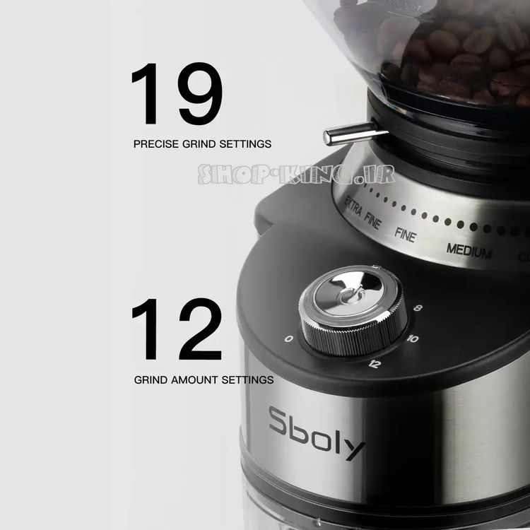 آسیاب قهوه اسبولی مدل SYCG-801D Sboly