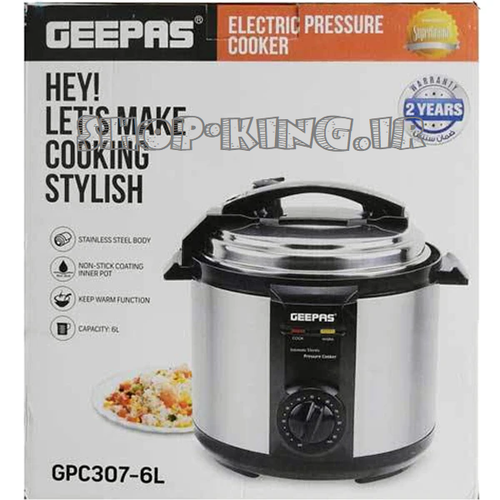 زودپز برقی 4 کاره جی پاس مدل GPC307-6L